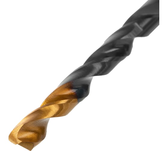 Набор сверл по металлу Golden Tip 1.5-6.5 мм, HSS-Tin, 13 шт Denzel 72318