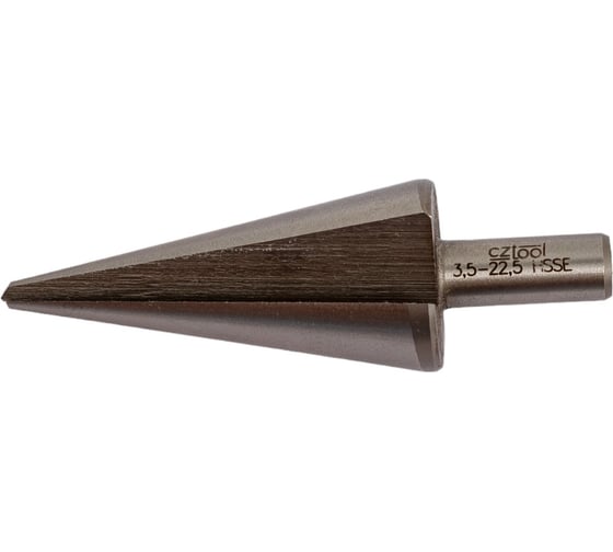 Сверло конусное 3.5-22.5 мм, HSSE-Co5 Bucovice Tools 544225