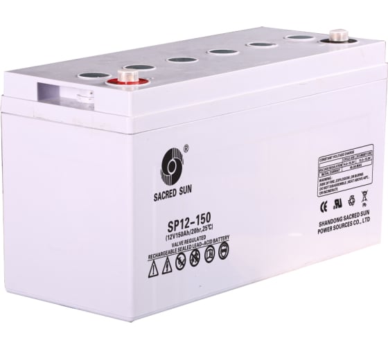 Аккумуляторная батарея SP12-150 12В, 150 Ач SACRED SUN 00-00003721 1