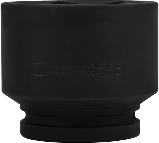 Головка торцевая ударная 6-гранная, тип N21K-80 (80 мм; 1”) NORGAU 064081080