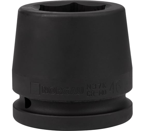 Головка торцевая ударная 6-гранная, тип N37K-46 (1.1/2", 46 мм) NORGAU 064083046