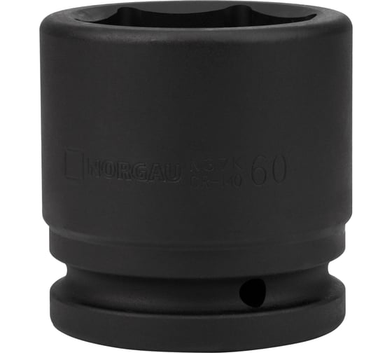 Головка торцевая ударная 6-гранная, тип N37K-60 (60 мм; 1 1/2") NORGAU 064083060