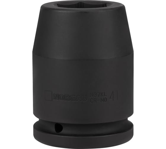 Головка торцевая удлиненная ударная 6-гранная, тип N37KL-41 (1.1/2", 41 мм) NORGAU 064085041