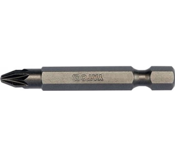 Бита крестовая PZ2, 1/4", 50 мм, 10 шт YATO YT-78155 1
