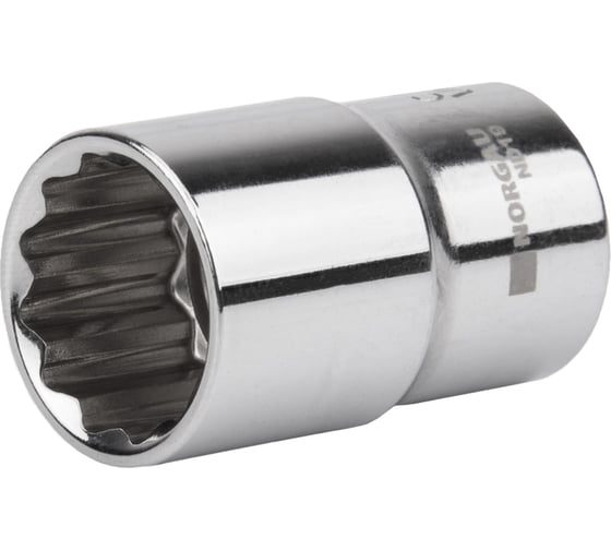 Головка торцевая 12-гранная. 1/2"-11/16" тип ND19-11/16 NORGAU 063708027 1