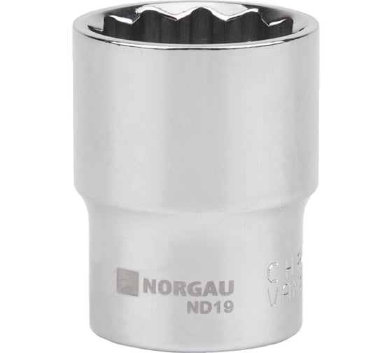 Головка торцевая 12-гранная. 1/2"-3/4" тип ND19-3/4 NORGAU 063708031