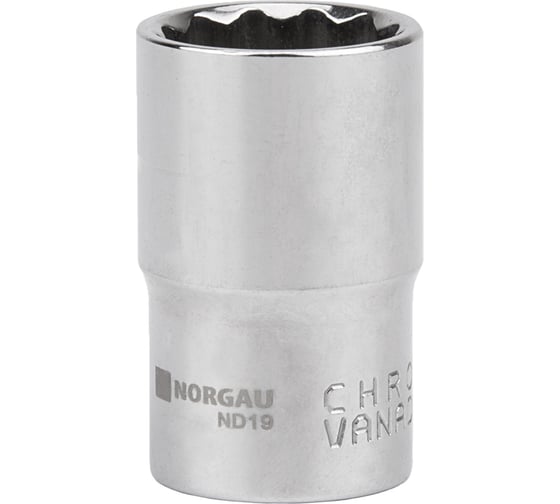 Головка торцевая 12-гранная (1/2", 5/8"), тип ND19-5/8 NORGAU 063708023