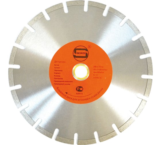 Диск сегментированный U PRO 300x32/25.4x10 мм, стд-180 Strong СТД-18000300