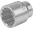 Головка 12-гранная (1", 46 мм,) тип ND21-46, NORGAU 063903046 1