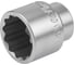 Головка 12-гранная (1", 55 мм,) тип ND21-55, NORGAU 063903055 1