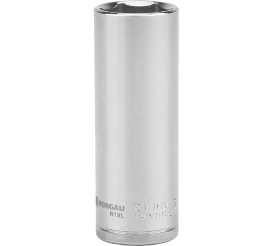 Головка торцевая удлиненная 6-гранная. 1/2"-7/8" тип N19L-7/8 NORGAU 063718035