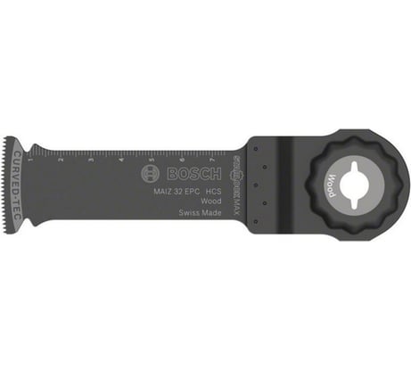 Погружное пильное полотно HCS по дереву 32x80 мм MAIZ 32 EPC Starlock Max Bosch 2608662568