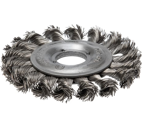 Щетка цилиндрическая со жгутовой нержавеющей проволокой Эксперт 563 (100 мм; 22.2 мм) Профоснастка 20806003