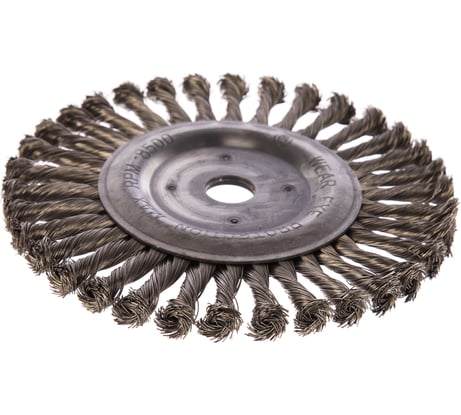 Щетка цилиндрическая со жгутовой нержавеющей проволокой Эксперт 573 (200 мм; 22.2 мм) Профоснастка 20806013