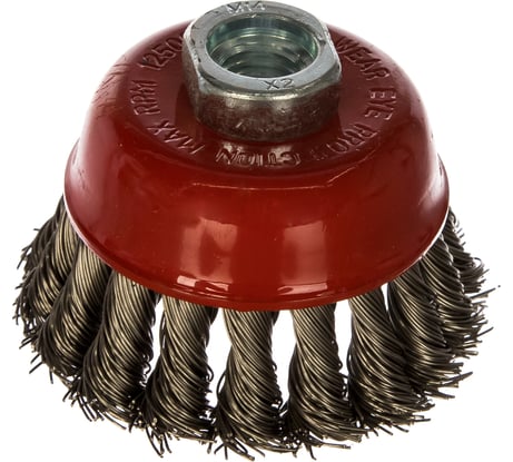 Щетка чашечная со жгутовой нержавеющей проволокой Эксперт 515 (75 мм; М14*2 мм) Профоснастка 20802003