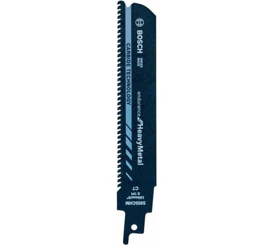Твердосплавное сабельное полотно для прочных металлов S 955 CHM Bosch 2608653180 1