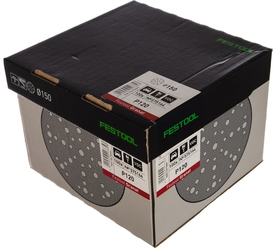 Круг шлифовальный Granat (150 мм; 48 отв.; P 120; 100 шт.) FESTOOL 575164