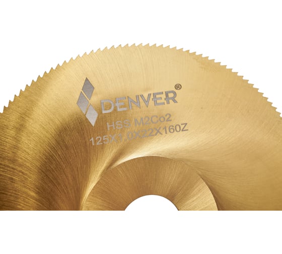 Диск HSS 125x1x22 мм, Z=160, DMOo5 material M2CO2 TIN ООО Галифакс 2125001