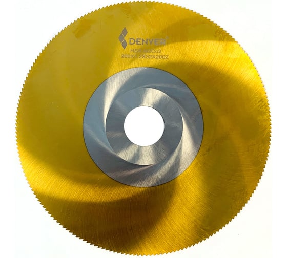 Диск HSS 200x1.2x32 мм, Z=200, DMOo5 material M2CO2 TIN ООО Галифакс 2200002 1