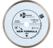 Диск алмазный отрезной Сплошной New Formula (250х25.4 мм) TRIO-DIAMOND W407