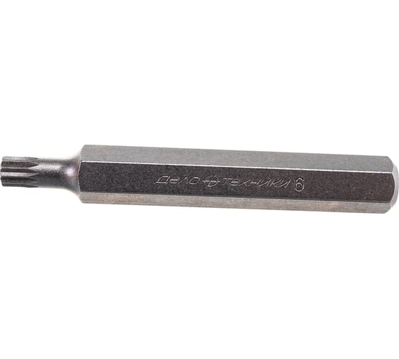Бита SPLINE (М6; 3/8"; 75 мм) Дело Техники 626706 1