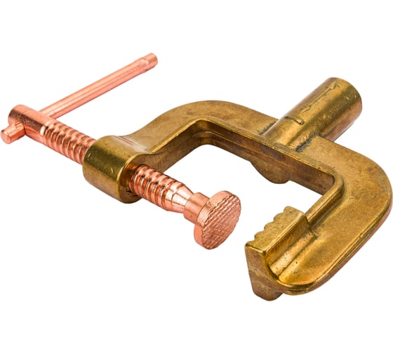 Зажим заземления C-образный (500 А; 70 кв.мм) Blue Weld 802536