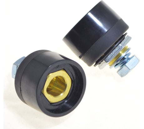 Розетка панельная 35-50 мм, 2 шт, класс D энаргит П35-50-2-D