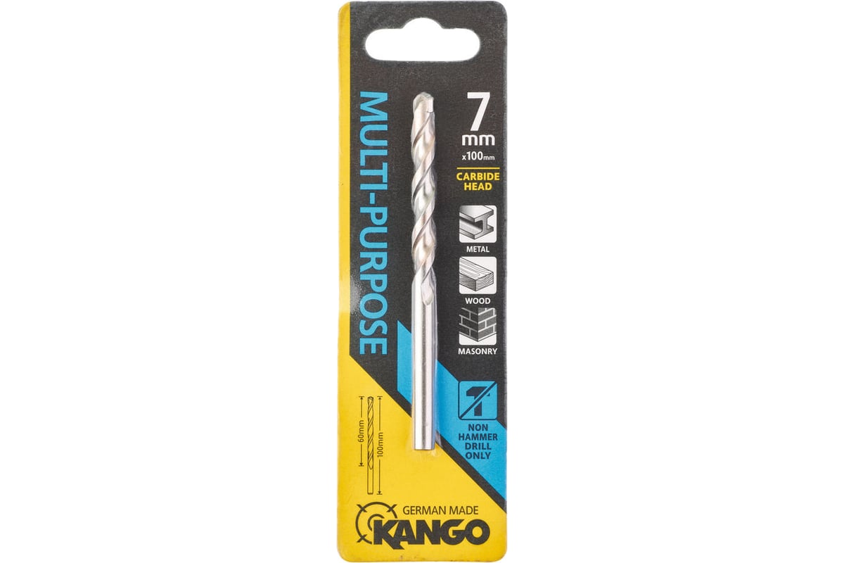 Сверло универсальное (7х100х60 мм) Kango KMP7100 - выгодная цена ...