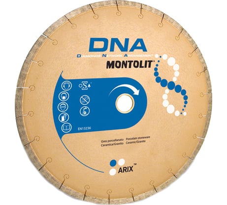 Диск алмазный по керамограниту (350х30/25.4 мм) MONTOLIT SCX350