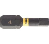 Бита для импульсного закручивания MXM (2 шт; 25 мм; HEX4; блистер) Kango KIB225HEX4