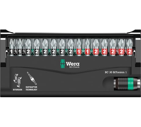 Набор бит (30 шт.) WERA WE-057430