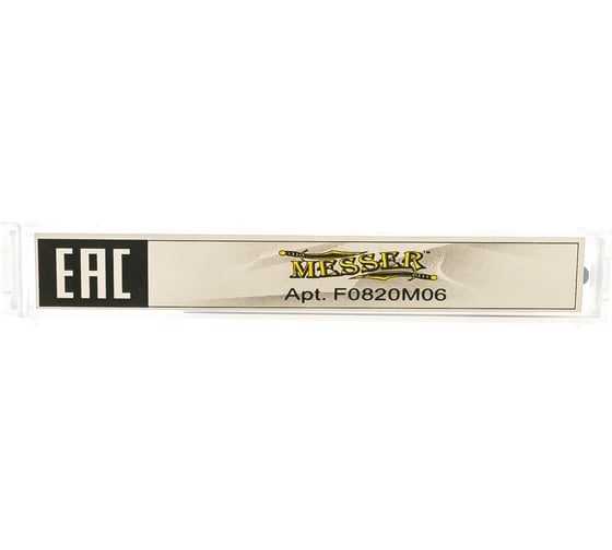 Твердосплавная борфреза тип F (8х20 мм; хв-к 6 мм) MESSER F0820M06