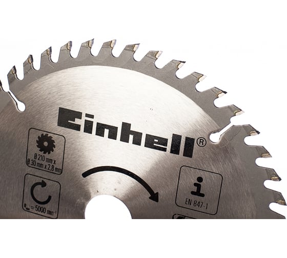 Диск пильный по дереву (210x30x2.8 мм; 48Z) Einhell 4502034