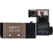 Пневмораспределитель 5/2 4V210-08-AC220V G1/4" NBPT 57612 26202791