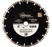 Диск алмазный отрезной Сегмент PRO (230х22.2 мм) TRIO-DIAMOND SP156