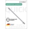 Удлинитель с кнопкой QuickRelease 1/4", 150 мм Stahlwille 11011002 В0000000061014 2
