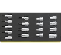 Набор торцевых насадок и головок 1/2", 17 предметов Stahlwille 96838763 В0000000124960