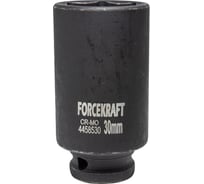 Головка ударная глубокая Forcekraft 30мм 6гр, ,1/2" FK-4458530(27045)