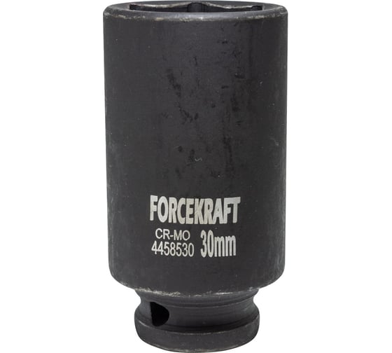 Головка ударная глубокая Forcekraft 30мм 6гр, ,1/2" FK-4458530(27045) 1