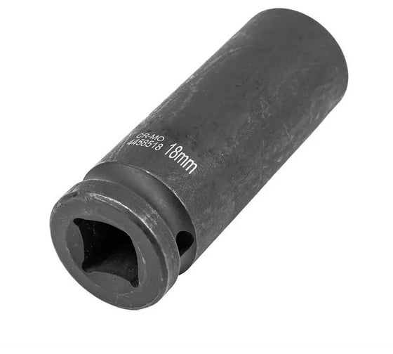 Головка ударная глубокая 6-гранная 18 мм, 1/2"DR Forcekraft FK-4458518 (27033)
