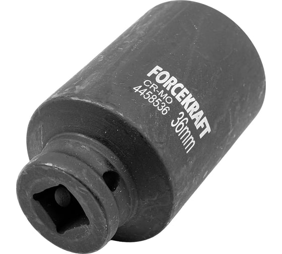 Головка ударная глубокая 6-гранная 36 мм, 1/2"DR Forcekraft FK-4458536(27050)
