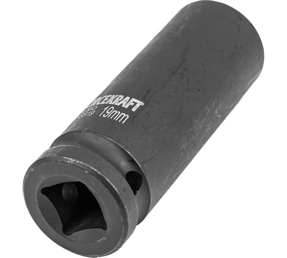 Головка ударная глубокая 6-гранная 19 мм, 1/2"DR FORCEKRAFT FK-4458519(27034)