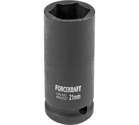 Головка ударная глубокая 6-гранная 21 мм, 1/2"DR FORCEKRAFT FK-4458521(27036)