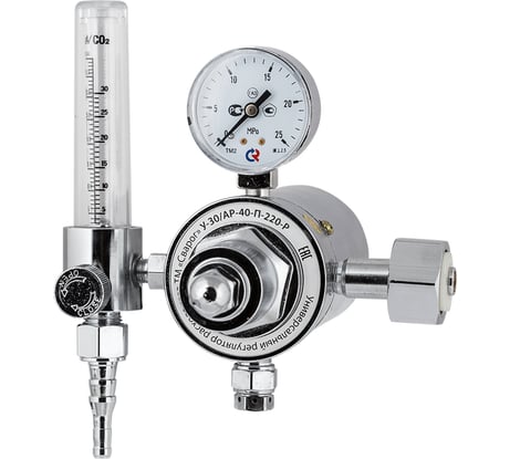 Регулятор расхода газа универсальный У-30/АР-40-П-220-Р М61 CO2 Сварог 94147