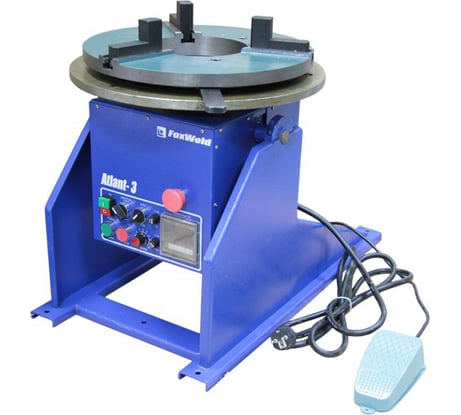 Вращатель Атлант-3 макс. вес детали 300кг, с патроном, педалью Foxweld 1924