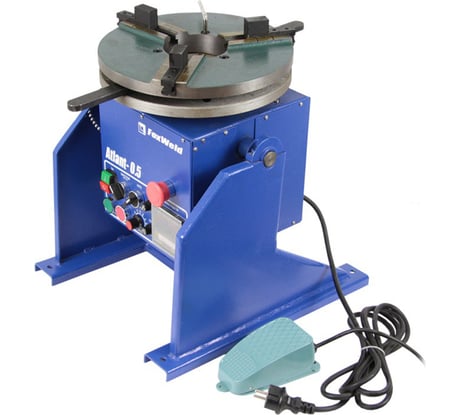 Вращатель Атлант-0.5 макс. вес детали 50 кг; с патроном, педалью Foxweld 1921