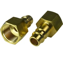 Соединение быстроразъемное рапид папа - внутренняя резьба 3/8, латунь, 10 шт. HUBERTH RP208332