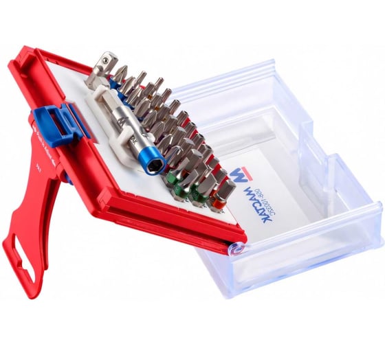 Набор вставок бит 1/4, TORX, HEX, PZ, PH, SLOT, 32 предмета МАСТАК 058-10032C