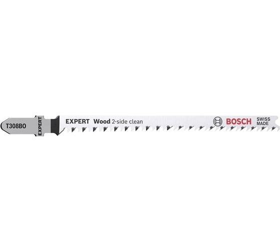 Пилки Expert Т308ВO, HCS, 5 шт для лобзика Bosch 2608900555