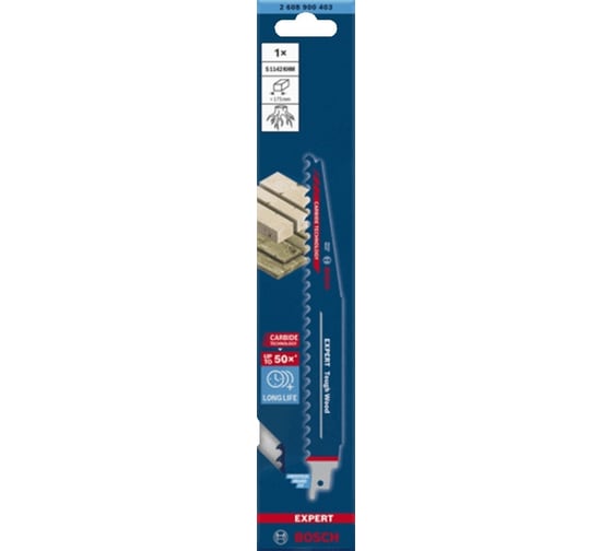 Пилка сабельная Expert S1142KHM Bosch 2608900403
